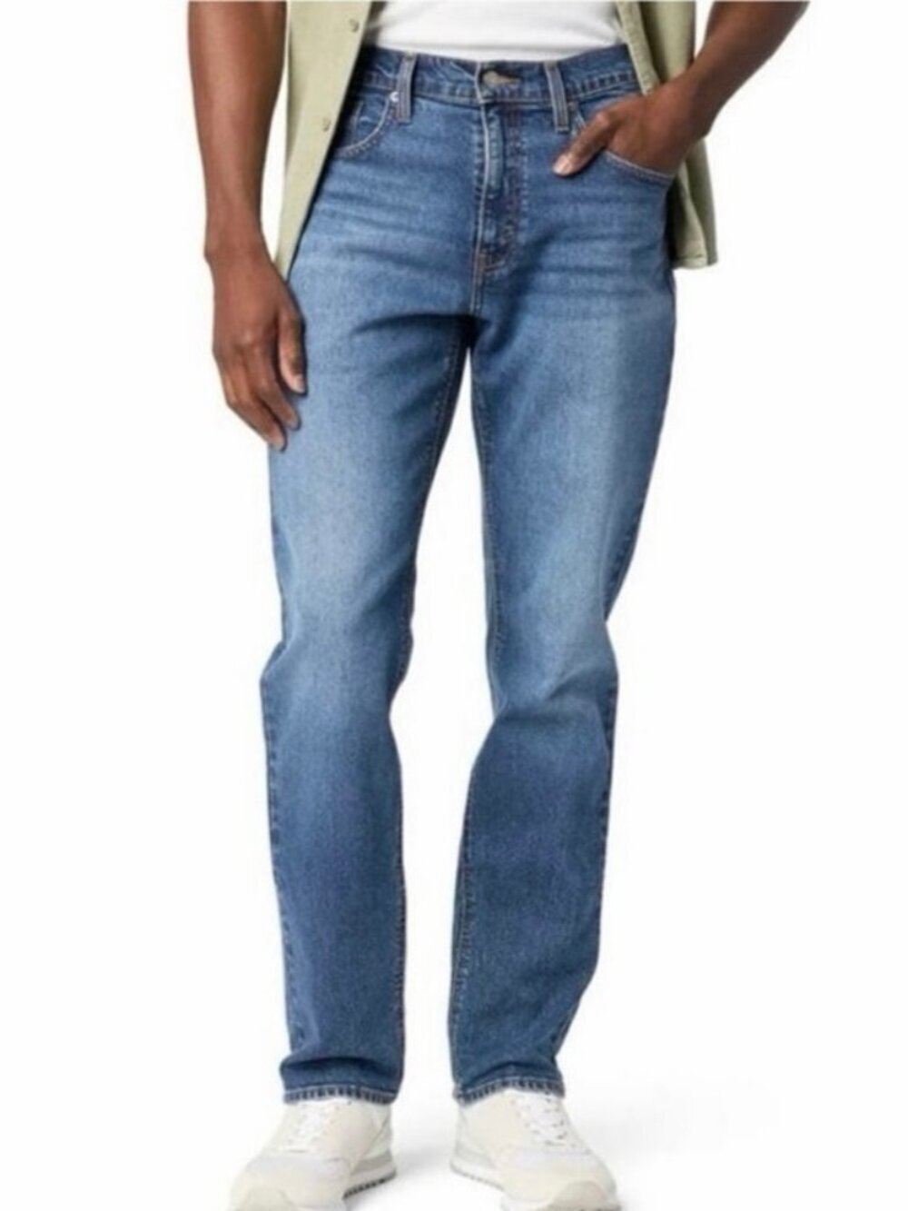 Levi Strauss Signature Athletic Fit Jeans Mens 34x34 Medium Wash